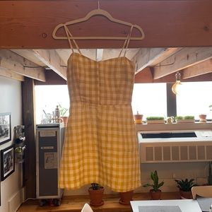 Reformation Gingham Dress